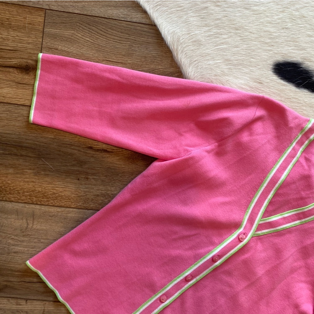 Vintage cottagecore V-Neck cardigan - Picture 4 of 8